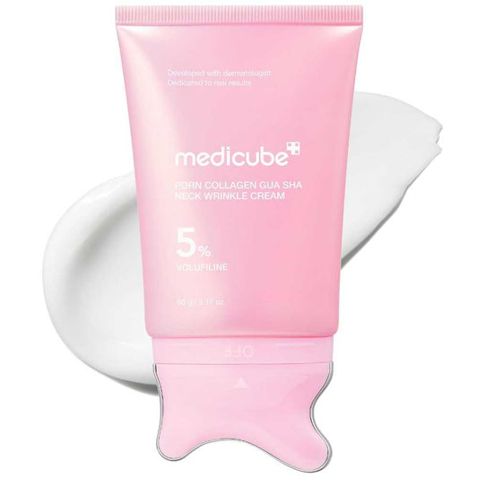 Medicube PDRN Collagen Gua Sha Neck Wrinkle Cream – 5% Volufiline, 90g