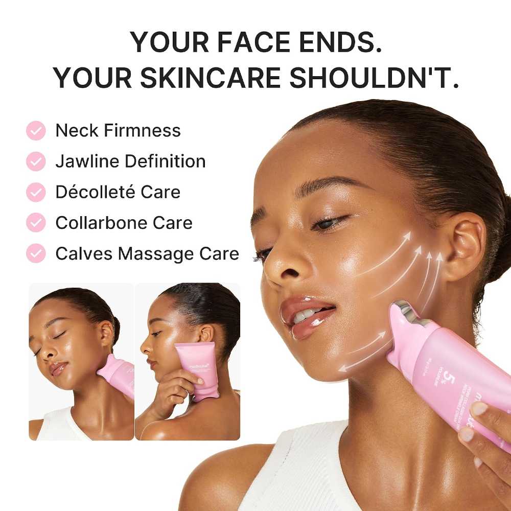 Medicube PDRN Collagen Gua Sha Neck Wrinkle Cream – 5% Volufiline, 90g