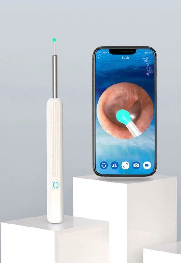 Electric Ear Wax Removal Tool – Gentle Ear Cleaning Device with LED Light