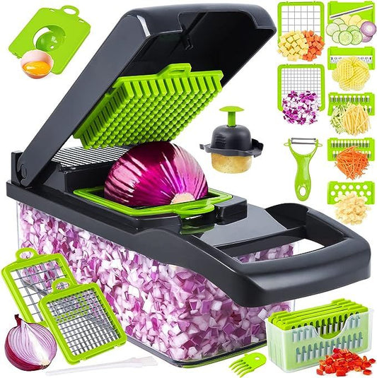 Multifunctional Vegetable Chopper, Cutter & Slicer